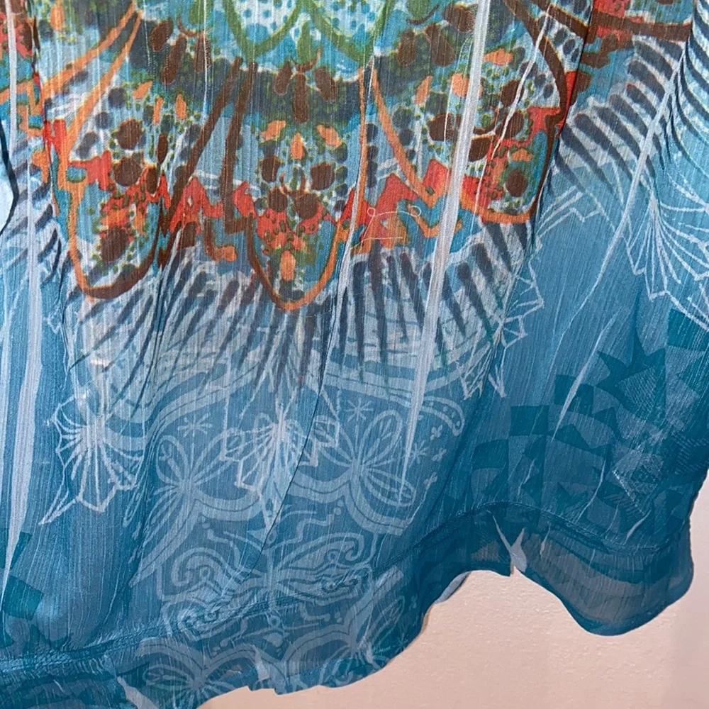 Vintage Bongo Sheer Boho Chic Women’s Top - Picture 5 of 5